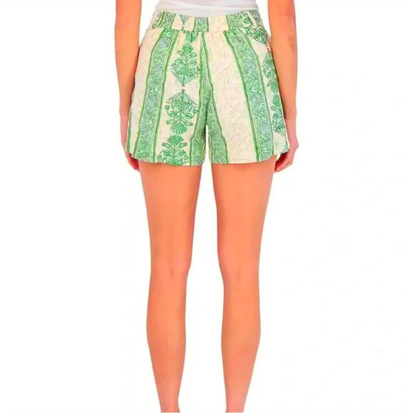 Roller Rabbit NWT Berrino High-Rise Sierra Botanical Floral Print Shorts Small - Picture 9 of 12